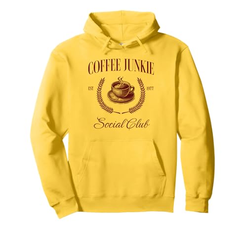 Coffee Junkie Social Club Women Pullover Hoodie von Coffee Junkie Wear