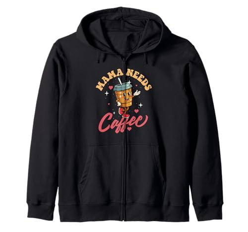 Mama braucht Kaffee - Coffee Lover Morning Kapuzenjacke von Coffee Lover Merch
