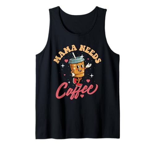Mama braucht Kaffee - Coffee Lover Morning Tank Top von Coffee Lover Merch