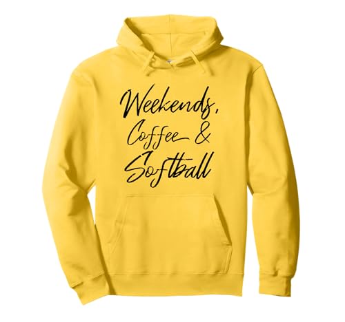 Weekends Coffee and Softball Zitat für Männer Frauen Spieler Fan Pullover Hoodie Weekends Coffee and Softball Zitat für Männer Frauen Spieler Fan Pullover Hoodie von Coffee Lovers Softball Mom Dad Players Fans Quotes