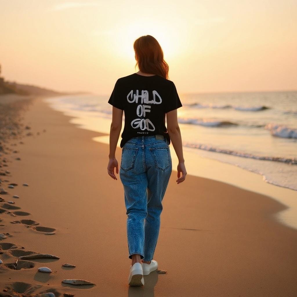 Kind Gottes Statement T-Shirt von CoffeeandNotesShop