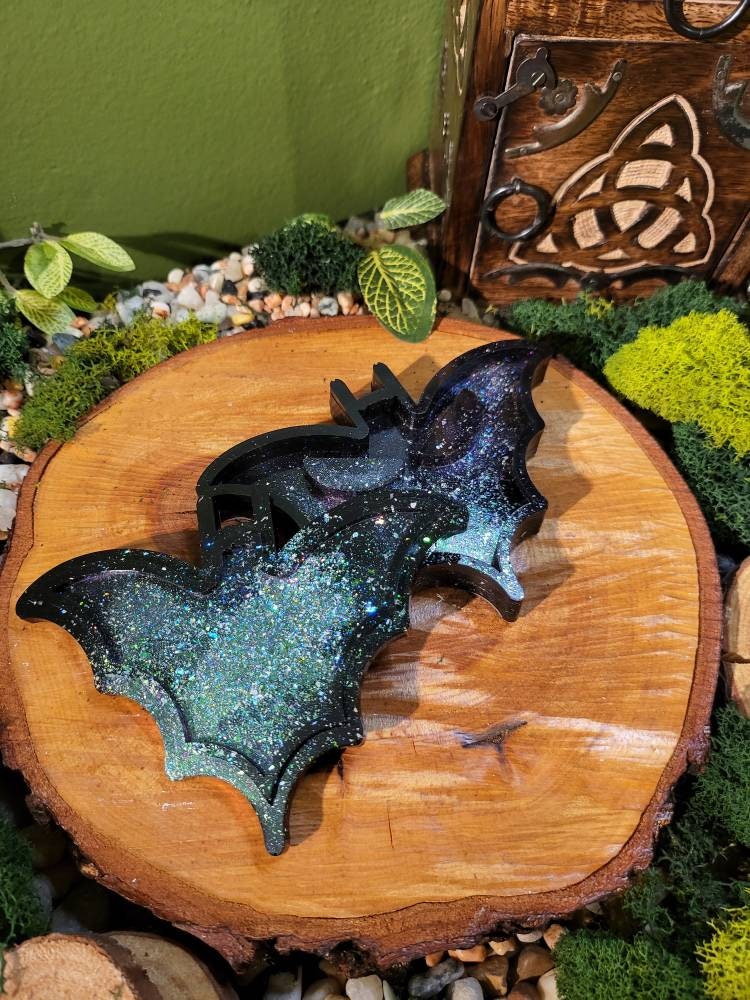 Schwarze Galaxie Schimmer Fledermaus Eyelash Compact Schwarze Galaxie Schimmer Fledermaus Eyelash Compact von CoffeyArtShop