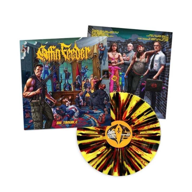 Coffin Feeder Big trouble LP multicolor von Coffin Feeder