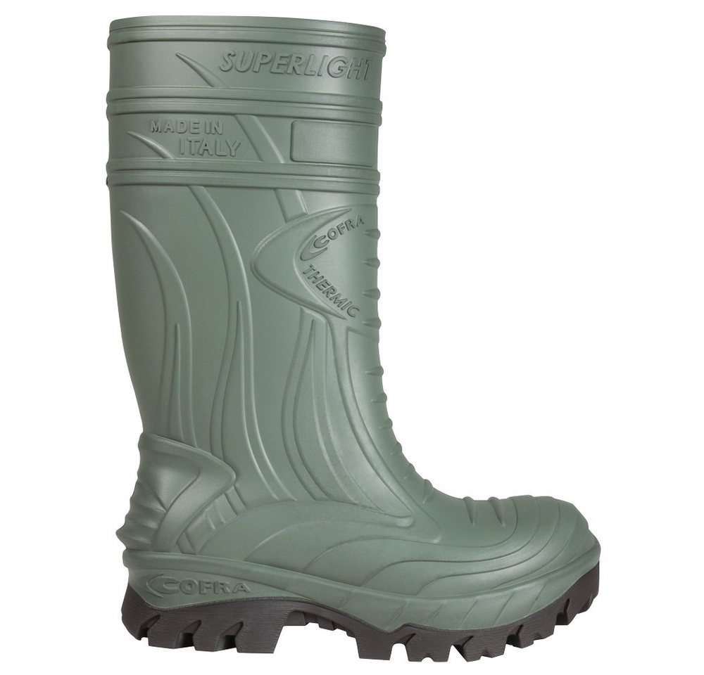Cofra FOGGIA THERMIC PU/Nitril- Stiefel W12 COFRA®, Grün/Schwarz Gr.47 Stiefel von Cofra