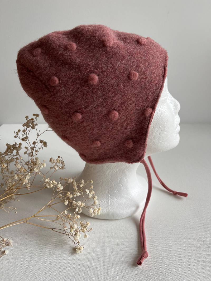 Walkmütze "Bobbles" Mütze Walk Baby Kind Rosa von CogaDesign