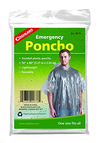 Coghlans Notfall-Poncho - transparent von Coghlan