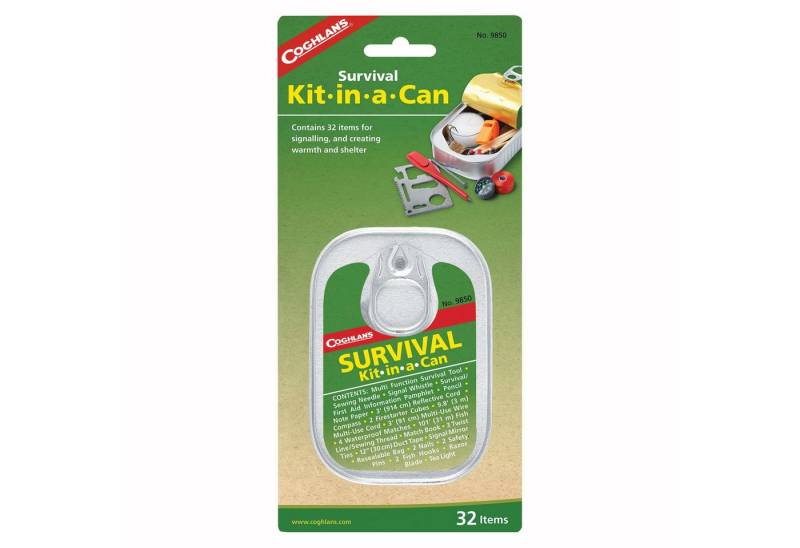 Coghlans Erste-Hilfe-Set Coghlans Survival Kit 'Kit-in-a-Can', (1 St) von Coghlans