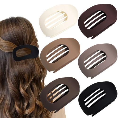 6 Stück Haarklammern für Damen, Rutschfeste und Bequeme Haarspange für Damen, Geeignet für Den Einsatz zu Hause und Bei Partys, Rutschfestes Hair Clip, Ideal für Sport und Beim Fahren 6 Stück Haarklammern für Damen, Rutschfeste und Bequeme Haarspange für Damen, Geeignet für Den Einsatz zu Hause und Bei Partys, Rutschfestes Hair Clip, Ideal für Sport und Beim Fahren von CogitMin