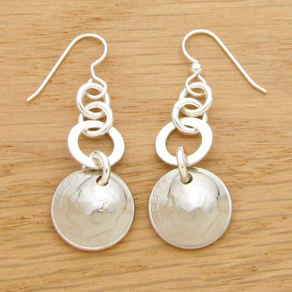2020 Us Dime Ohrringe Mit Silberringen - Abschlussfeier, Hochzeit Oder Neues Baby 2020 Us Dime Ohrringe Mit Silberringen - Abschlussfeier, Hochzeit Oder Neues Baby von CoinCollectionShop
