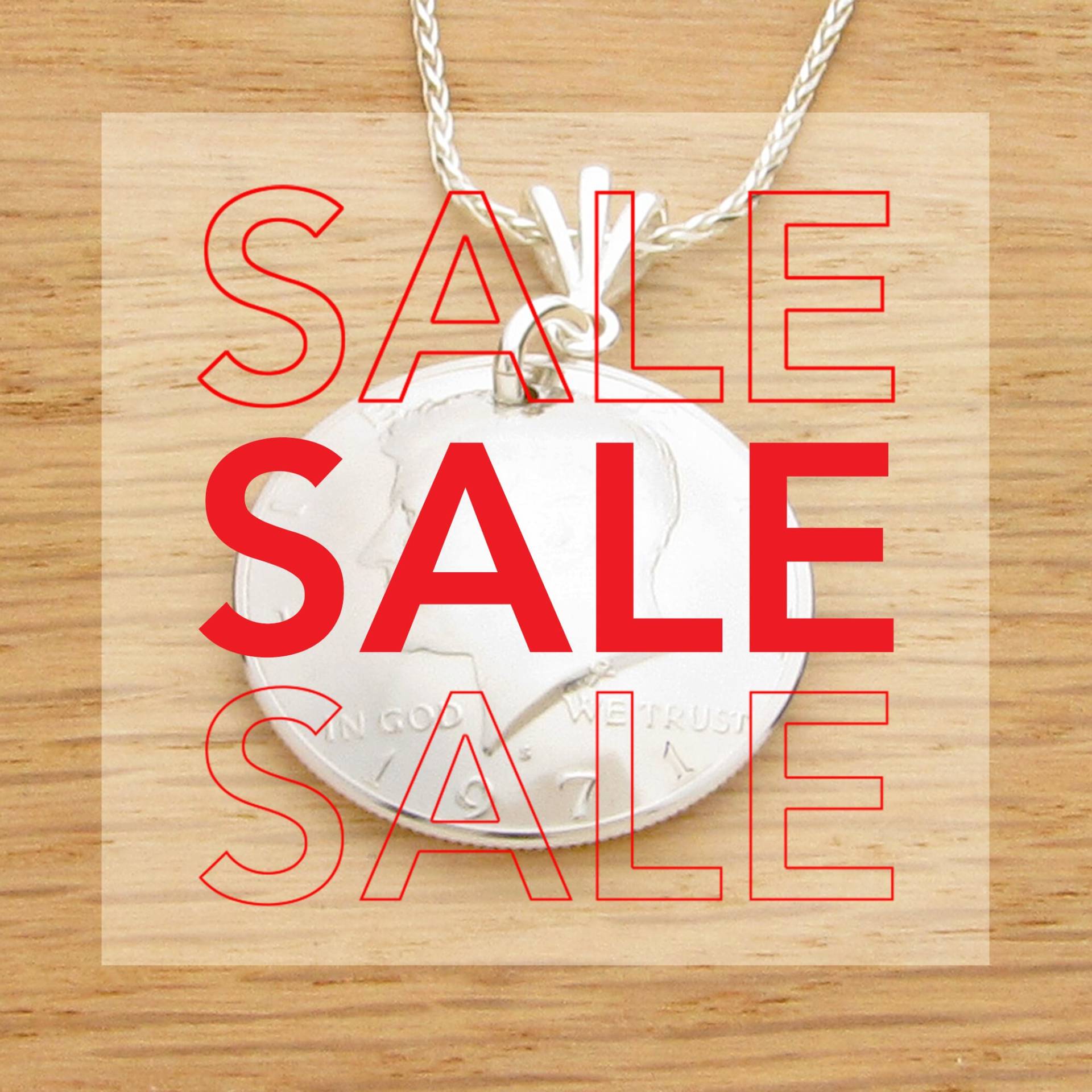 30% Sale | Us Half Dollar Halskette, Zum Geburtstag, Jubiläum, Abschlussfeier 30% Sale | Us Half Dollar Halskette, Zum Geburtstag, Jubiläum, Abschlussfeier von CoinCollectionShop