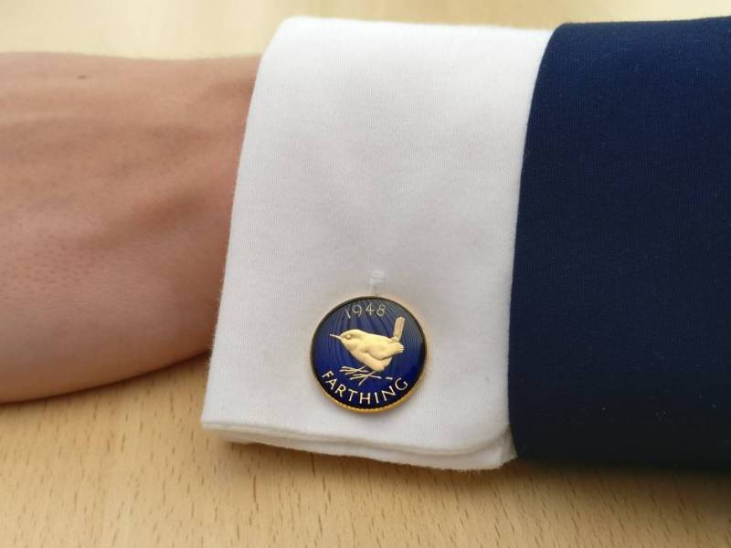 1948 George Vi Farthing Manschettenknöpfe von CoinCreationsShop