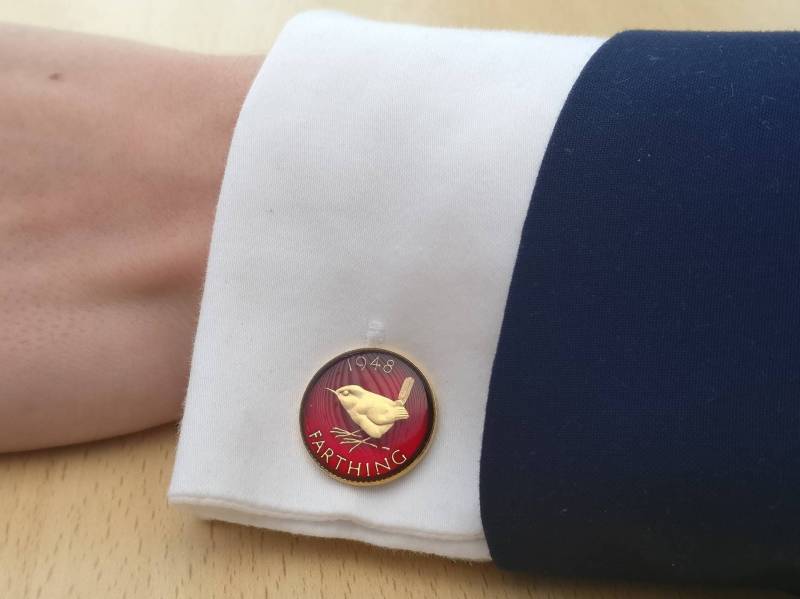 1948 George Vi Farthing Manschettenknöpfe von CoinCreationsShop