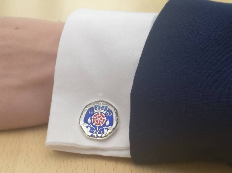 1999 Twenty Pence Manschettenknöpfe von CoinCreationsShop