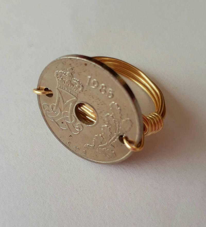 Dänemark 25 Erzdraht Gewickelt Ring von CoinCutters