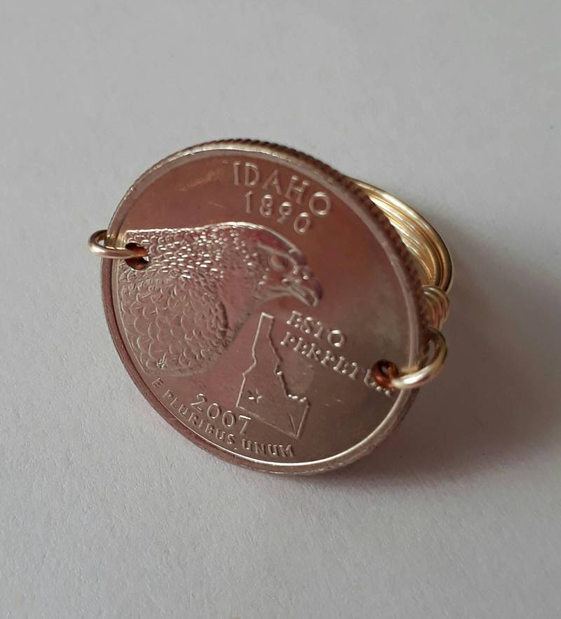 Idaho State Viertel Draht Gewickelt Ring von CoinCutters