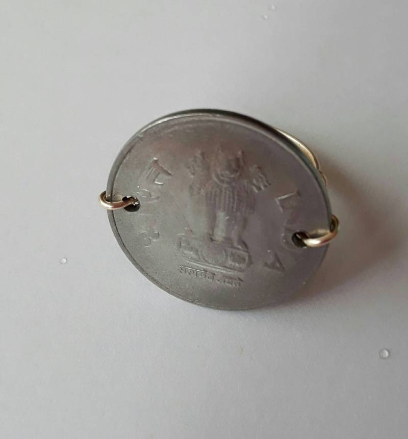 Indien 1 Rupien Draht Gewickelt Ring Indien 1 Rupien Draht Gewickelt Ring von CoinCutters