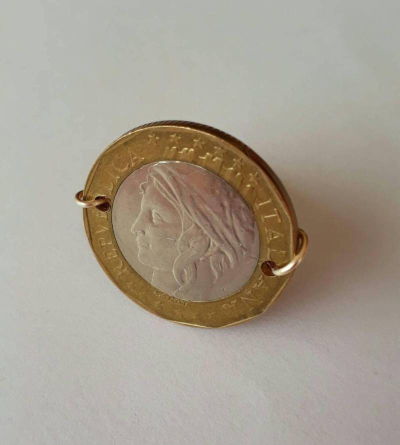 Italien 1000 Lira Draht Gewickelt Ring von CoinCutters