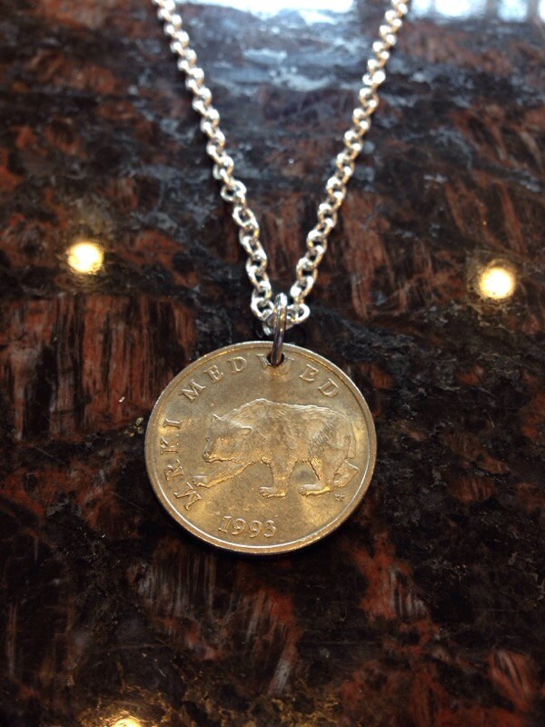 Kroatien 5 Kuna Münze Halskette von CoinCutters