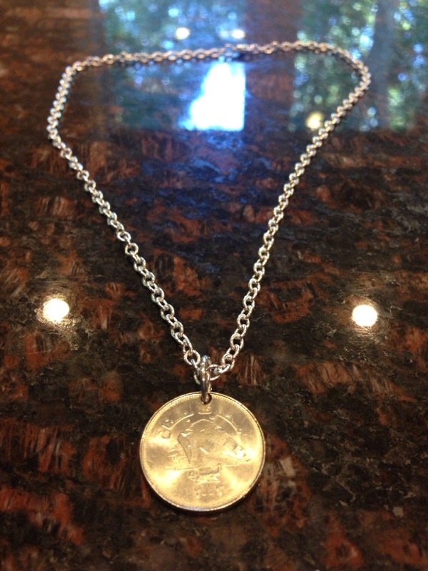 Libanon 100 Livres Münze Halskette von CoinCutters