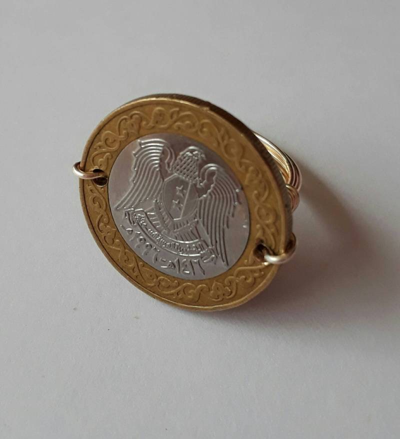 Mittlerer Osten 25 Pfund Draht Gewickelt Ring von CoinCutters