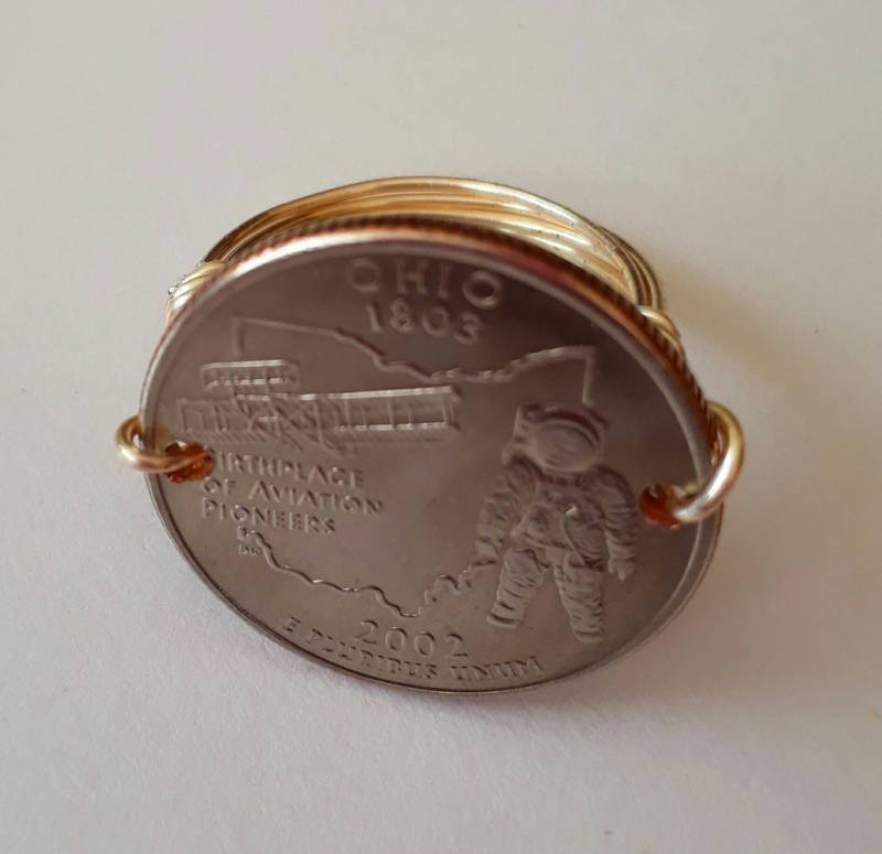 Ohio State Viertel Draht Gewickelt Ring von CoinCutters