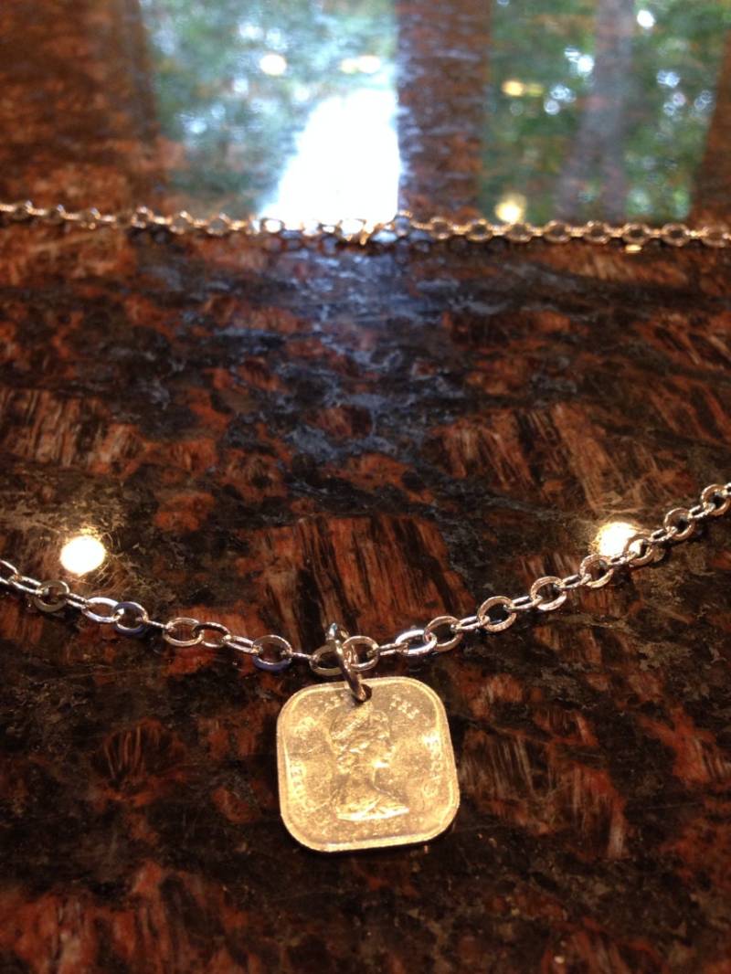 Ost Karibik 2 Cent Münzenhalskette von CoinCutters