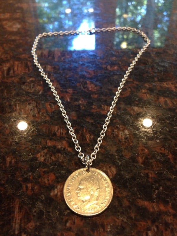 Schweden 1 Krone Münze Halskette-Typ 2 von CoinCutters