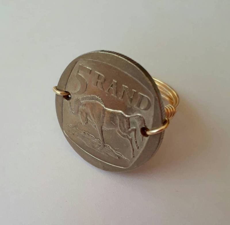 Südafrika 5 Randdraht Gewickelt Ring von CoinCutters