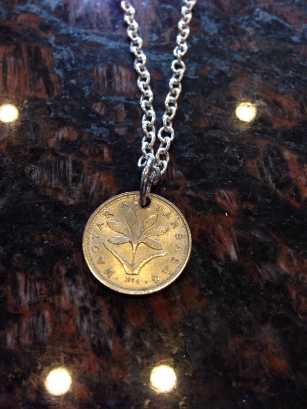 Ungarn 2 Forint Münze Halskette von CoinCutters