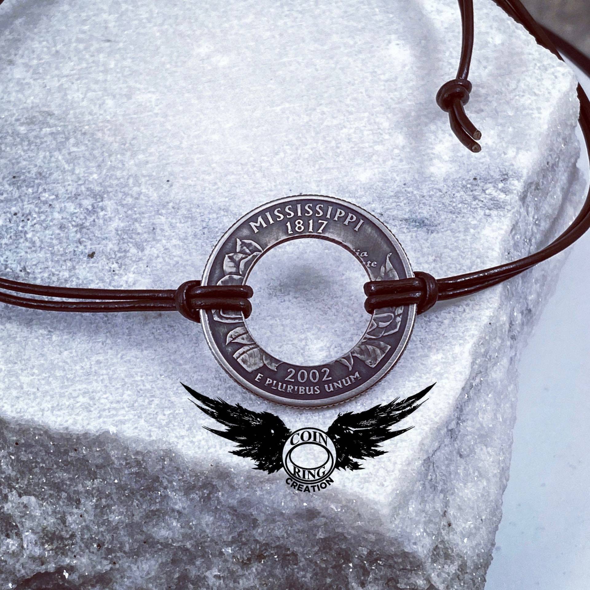 1965 Bis 2025 Quarter Coin Armband Usa Wählen Sie Ihr Jahr Us 25 Cent | Version 1 Schmuck von CoinRingCreation