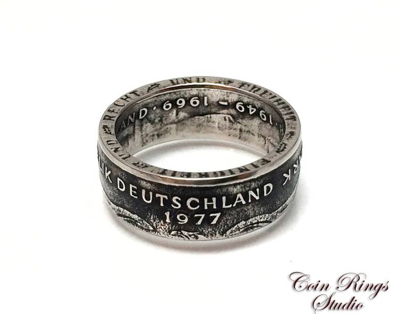 Deutschland Münzring - Deutsche 2 Mark Handgefertigte Ringe Aus Münzen Geschenk Deutsch Schmuck Souvenir Deutschland Münzring - Deutsche 2 Mark Handgefertigte Ringe Aus Münzen Geschenk Deutsch Schmuck Souvenir von CoinRingsStudio