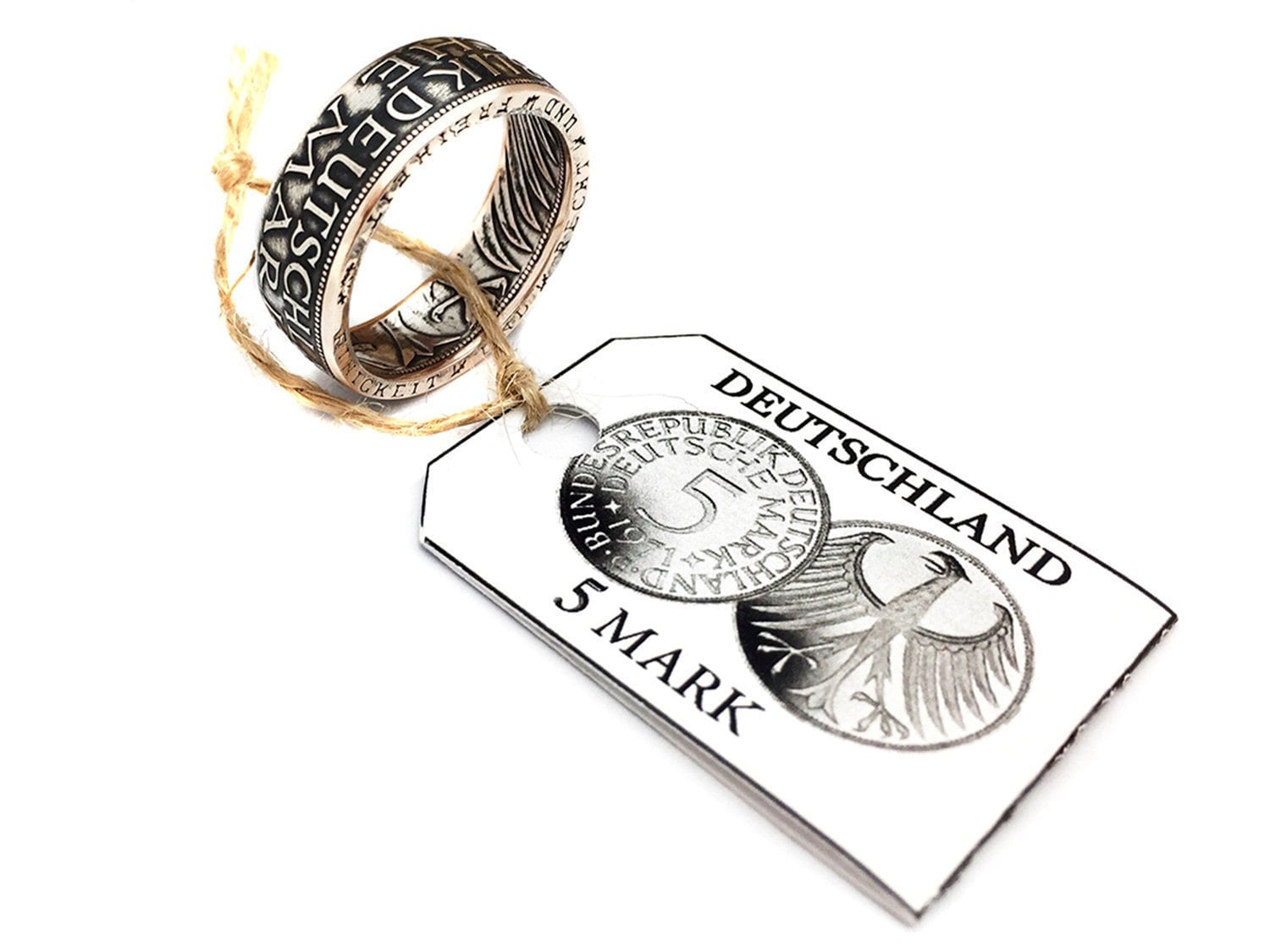 Silberner Deutscher Münzring Aus 5 Mark Münze, Germany, Deutschland, Deutsche Dm, 5Dm Münzringe Silberner Deutscher Münzring Aus 5 Mark Münze, Germany, Deutschland, Deutsche Dm, 5Dm Münzringe von CoinRingsStudio