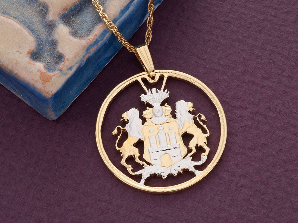 Anhänger, Deutsche 2 Mark Münze, 3 cm Durchmesser, | #r 414 Anhänger, Deutsche 2 Mark Münze, 3 cm Durchmesser, | #r 414 von Coinjewelry