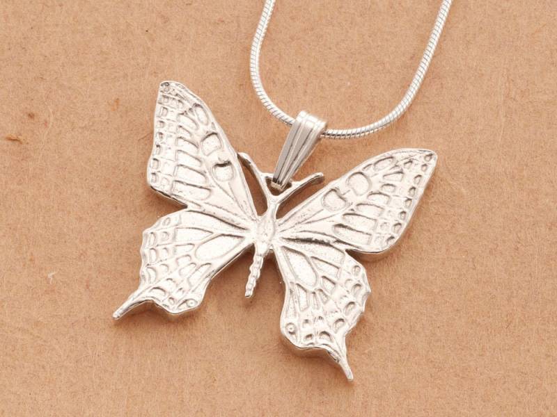 sterling Silber Schmetterling Anhänger, Schmuck, 3 cm Durchmesser, | #k 605Bs sterling Silber Schmetterling Anhänger, Schmuck, 3 cm Durchmesser, | #k 605Bs von Coinjewelry