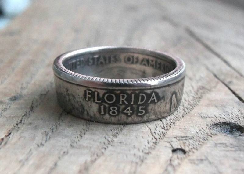 Florida Viertelmünzenring Usa - Münzring Florida Viertelmünzenring Usa - Münzring von CoinringUkraine