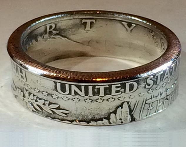 Halbe Dollar Münze Ring Halbe Dollar Münze Ring von CoinsOnHand