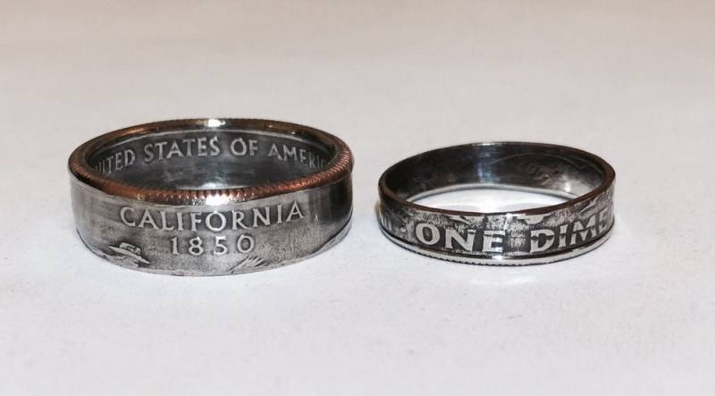 Seine & Ihn Combo Set - 1 Quartal Ring Und Cent Seine & Ihn Combo Set - 1 Quartal Ring Und Cent von CoinsOnHand