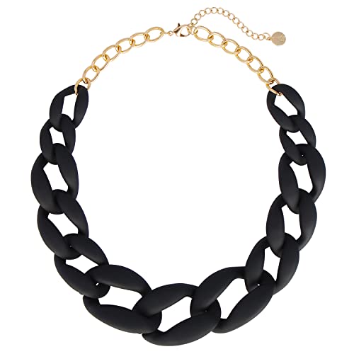 Coiris Statement Chunky Acryl Kette Link Choker Halskette Mode Frauen Halsband Halsketten Acryl Harz Kette Halskette, Acryl, Kein Edelstein Coiris Statement Chunky Acryl Kette Link Choker Halskette Mode Frauen Halsband Halsketten Acryl Harz Kette Halskette, Acryl, Kein Edelstein von Coiris
