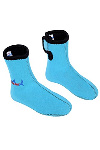 CK COKAR Neoprensocken Kinder 3MM Tauchsocken Jungen Kinder Strandschuhe Wassersport Surfschuhe von Cokar