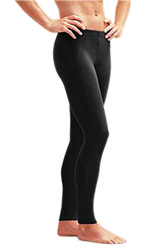 Schwimm Leggings Damen UV Schutz Schwimmhose Hose Bademode , Farbe-Klassisch Schwarz - XL von Cokar
