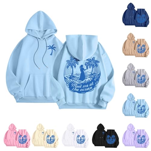 Cokbyavla Damenpullover Langarm Winter,Strickhoodie Für Damen Kapuzenpullover Damen Winterpullover Damen Fleecepulli Damen Damen T Sweartshirt Lang Winter Langes Sweatshirt Mit Kapuze Für Frauen Dame von Cokbyavla