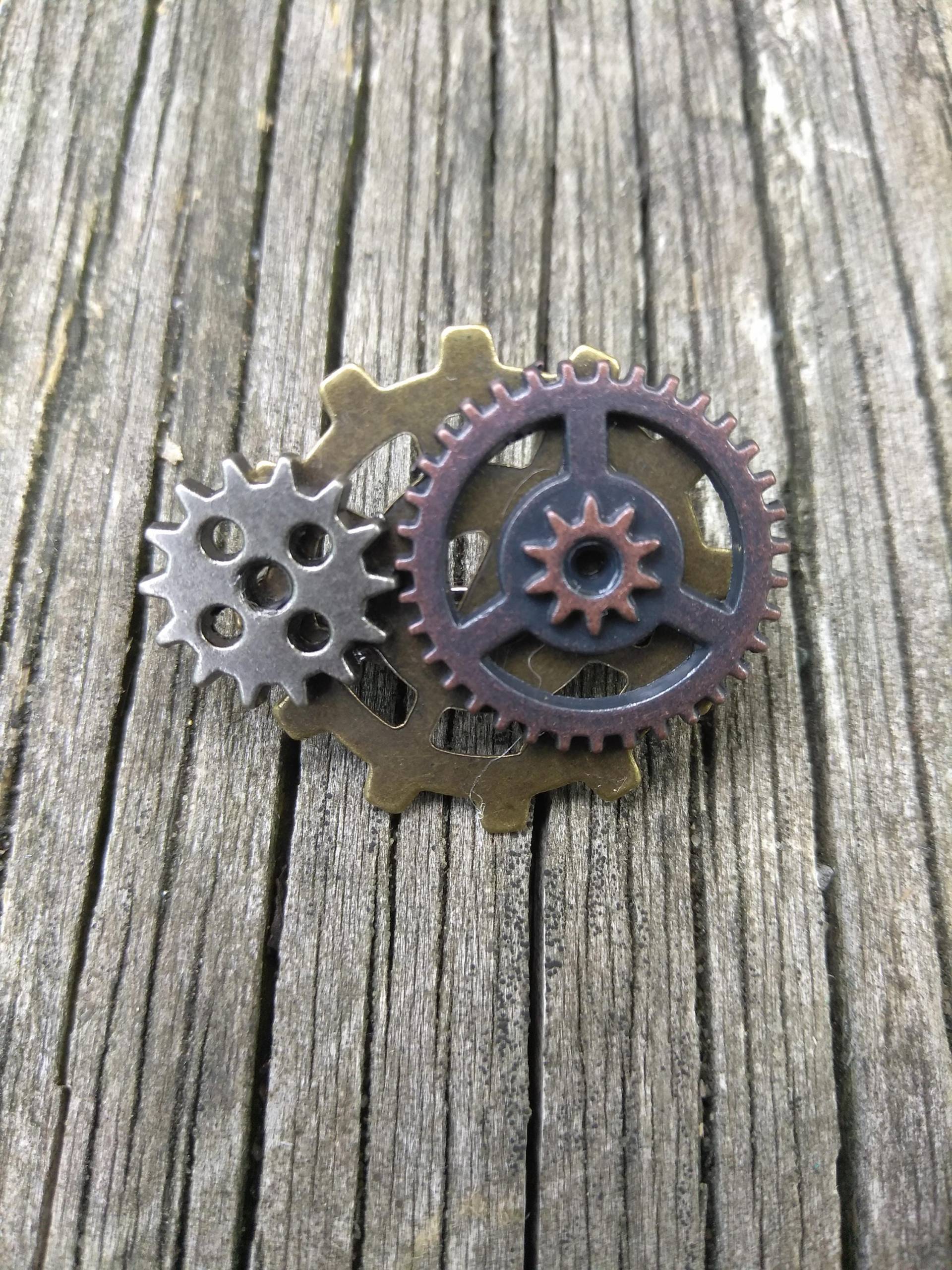 steampunk Zahnrad Pin steampunk Zahnrad Pin von ColaNuts
