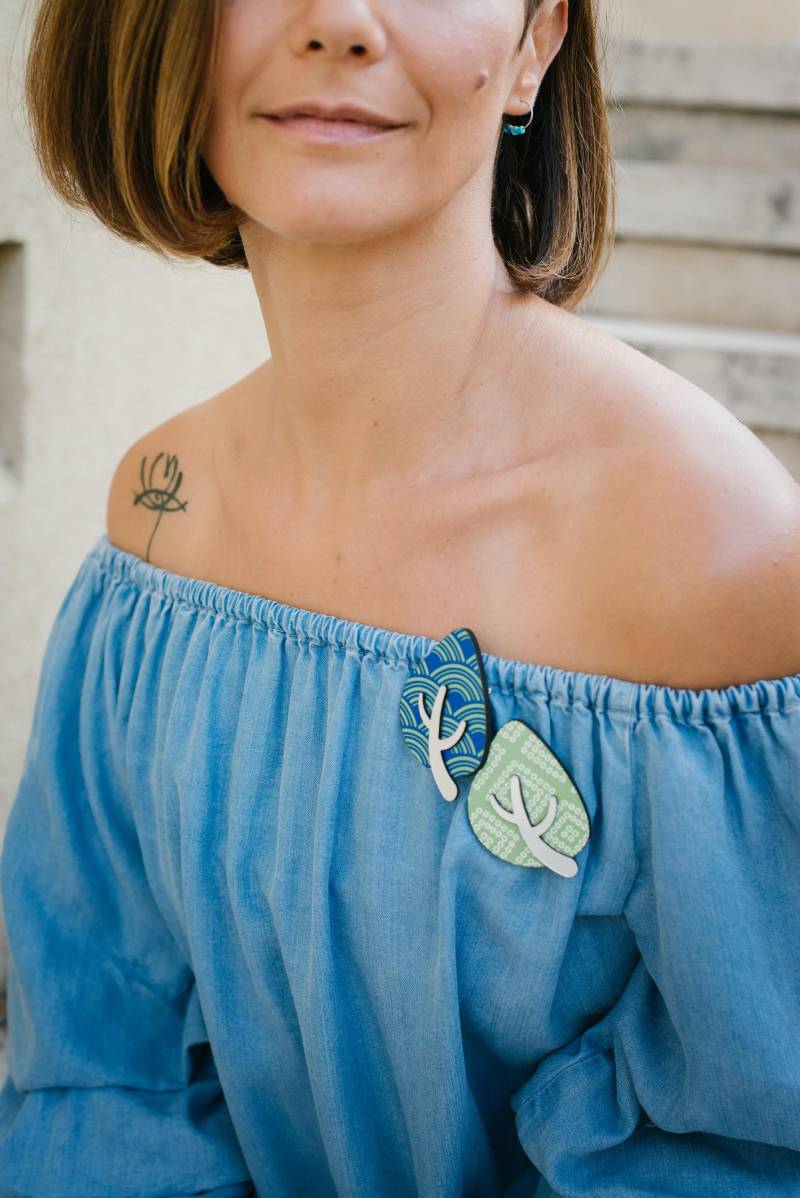 Set Von 2 | Zwei Broschen Baum von ColarabyME