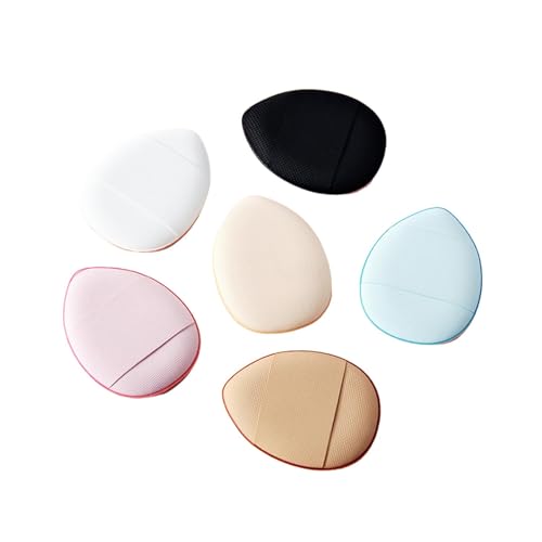 Colcolo 6x Finger Puderquaste Make-Up Puff Schmink Pads Waschbar Makeup Blender Puff Blending Schwamm für Lidschatten Repair Creme von Colcolo