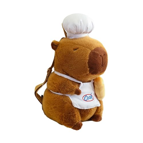 Colcolo Capybara Rucksack Daypack süße gefüllte Tiertasche für Innenfeiertag Camping Männer von Colcolo