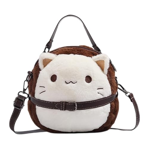Colcolo Cat Bag weiches Geburtstagsgeschenk Casual Lovey mit Reißverschluss Crossbody Tasche von Colcolo