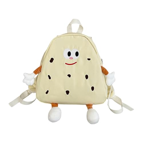 Colcolo Cookies Kinder Rucksack Mode Schöne Reisetasche für Geschenk Kindertag Vorschule, Beige von Colcolo
