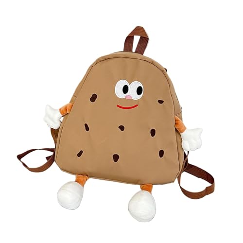 Colcolo Cookies Kinder Rucksack Mode Schöne Reisetasche für Geschenk Kindertag Vorschule, Braun von Colcolo
