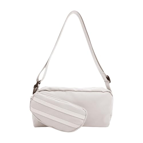 Colcolo Crossbody Bag Budylish Satchel für Radfahren Urlaubsreisen Strand im Freien, Weiß von Colcolo