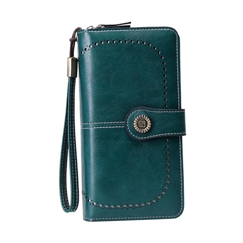 Colcolo Damen Geldbörse Groß Damen Geschenk Bifold Stilvoll Lang mit Handschlaufe Geldbörse von Colcolo